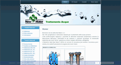 Desktop Screenshot of newwater.it
